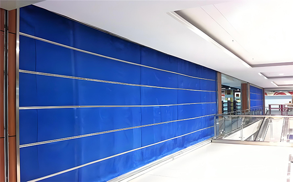 曲麻莱防火卷帘门