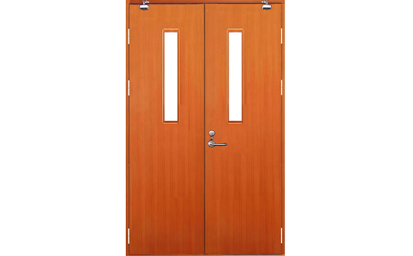 曲麻莱木质防火门