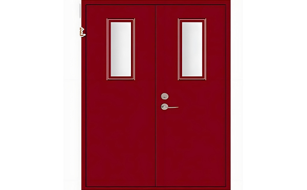 曲麻莱木质防火门